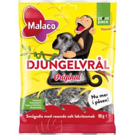 Djungelvrål, Swedish extra salty licorice candy from Kandy Lover.
