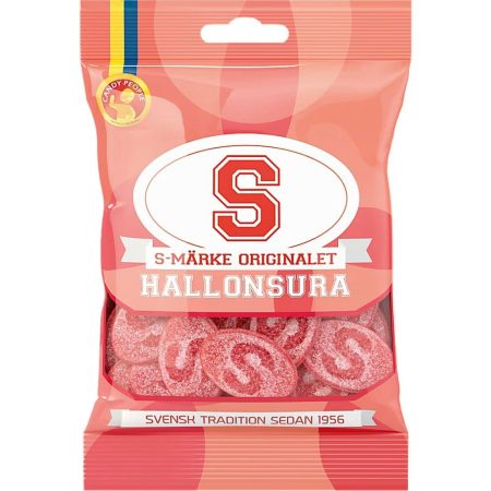 S-Mark Sour Raspberry, super sour Swedish candy from Kandy Lover.