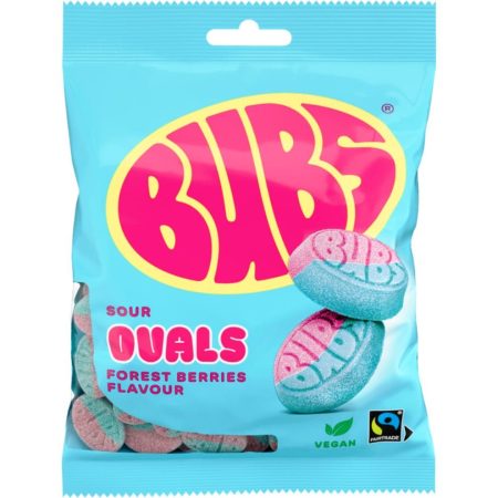 BUBS Forest Berries Ovals, Swedish berry gummy candy from Kandy Lover.
