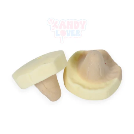 Banana Toffee Mushroom - Swedish Foam Candy Mushroom from Kandy Lover