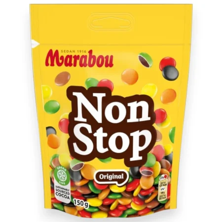 Marabou Non Stop, Swedish chocolate lentils from Kandy Lover.