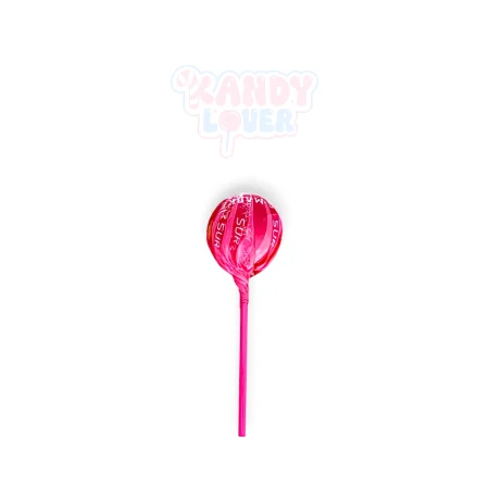 S-Mark Sour Raspberry Lollipop, Swedish sour candy from Kandy Lover.